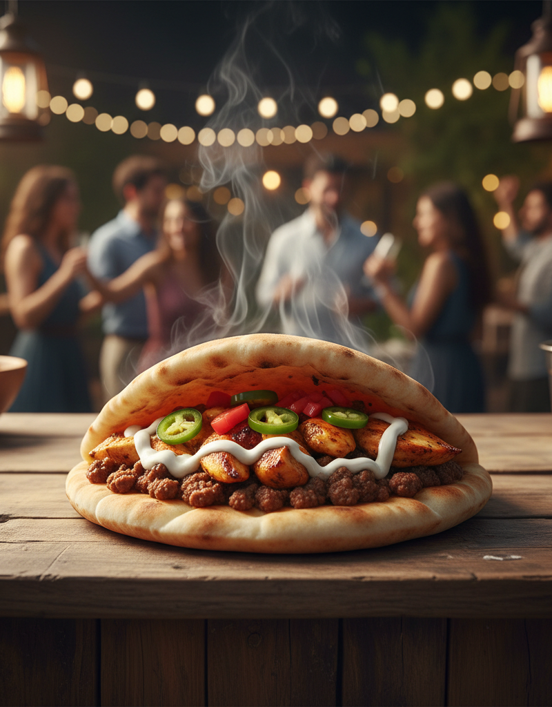 דוכן פיתה בשר – תעשו כיף