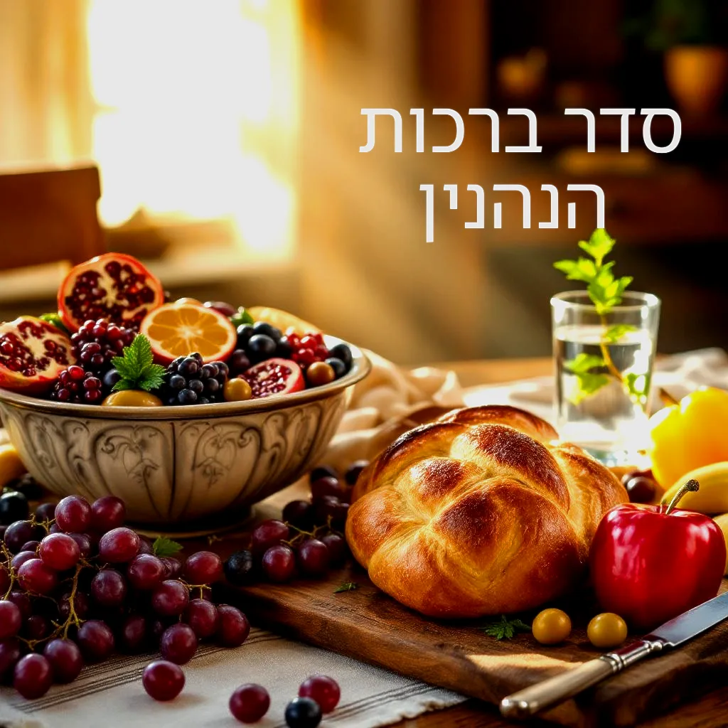 סדר ברכות הנהנין